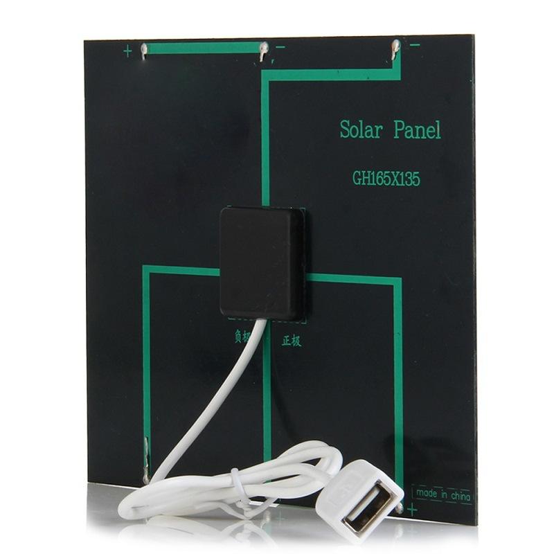 3.5W 6V Solar Charger Solar Panel Power Bank 3