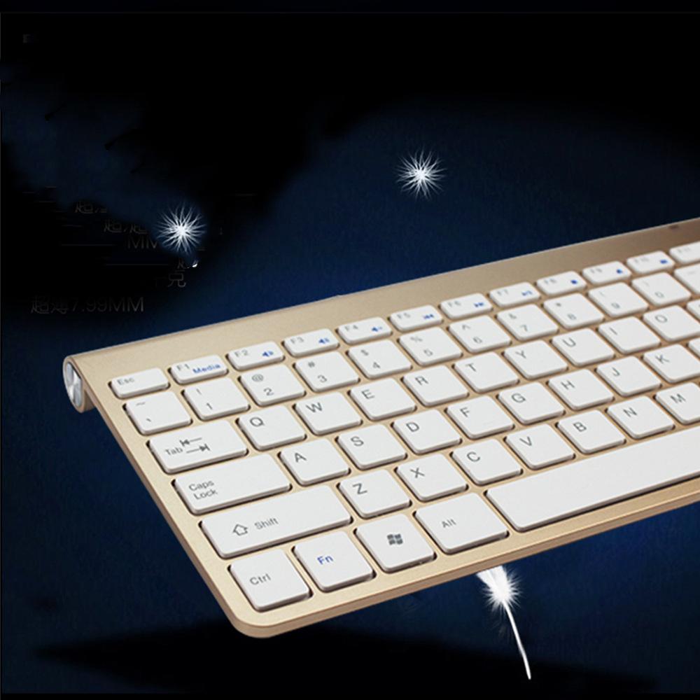 2.4G Wireless Keyboard And Mouse Protable Mini Keyboard Mouse Combo Set For Notebook Laptop Mac Desktop PC Computer Smart TV PS4 5