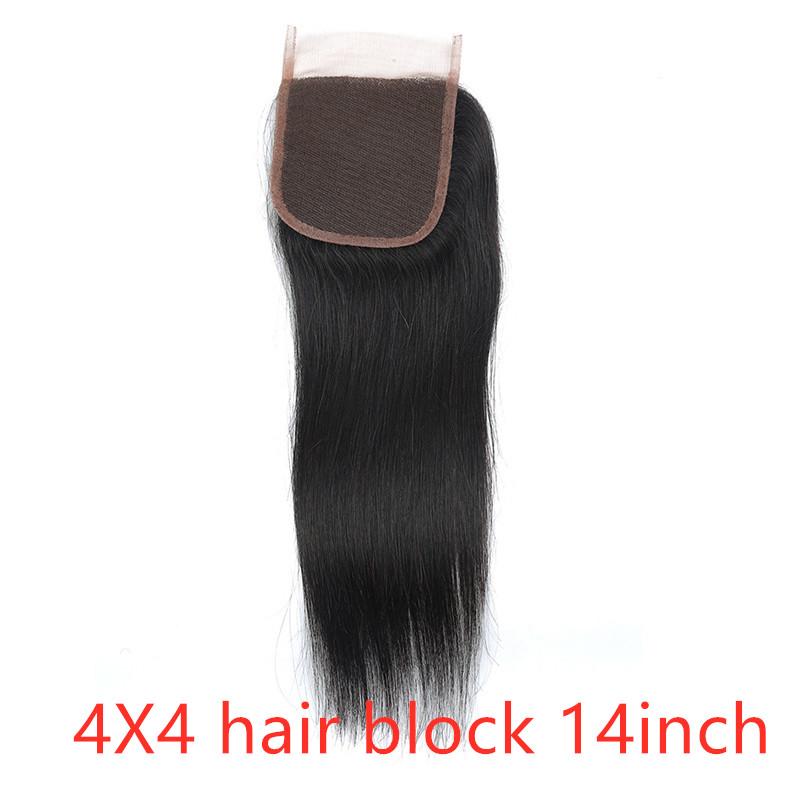 Real human hair straight wave human hair hair curtain natural color wig hair extension 9