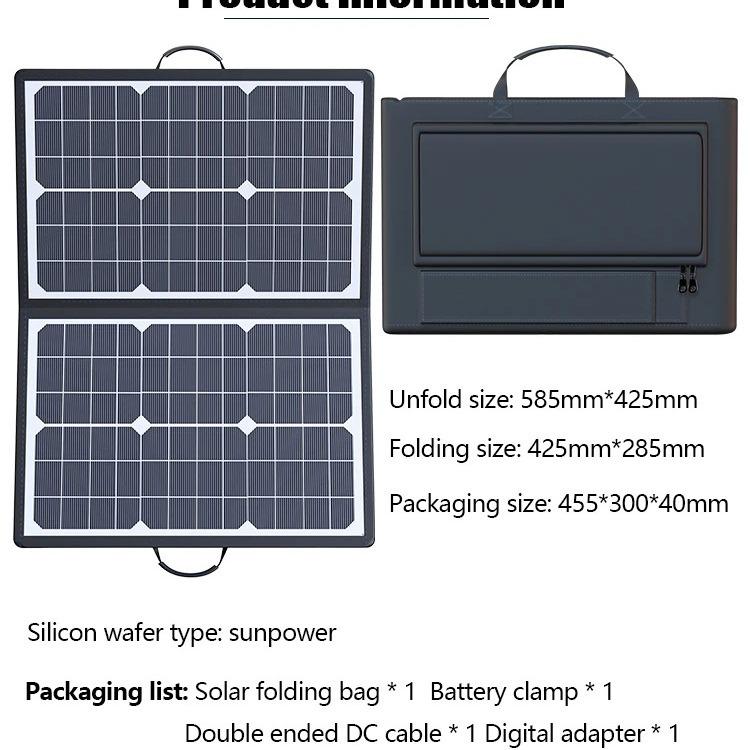 Solar Panel Folding Bag Bracket Photovoltaic