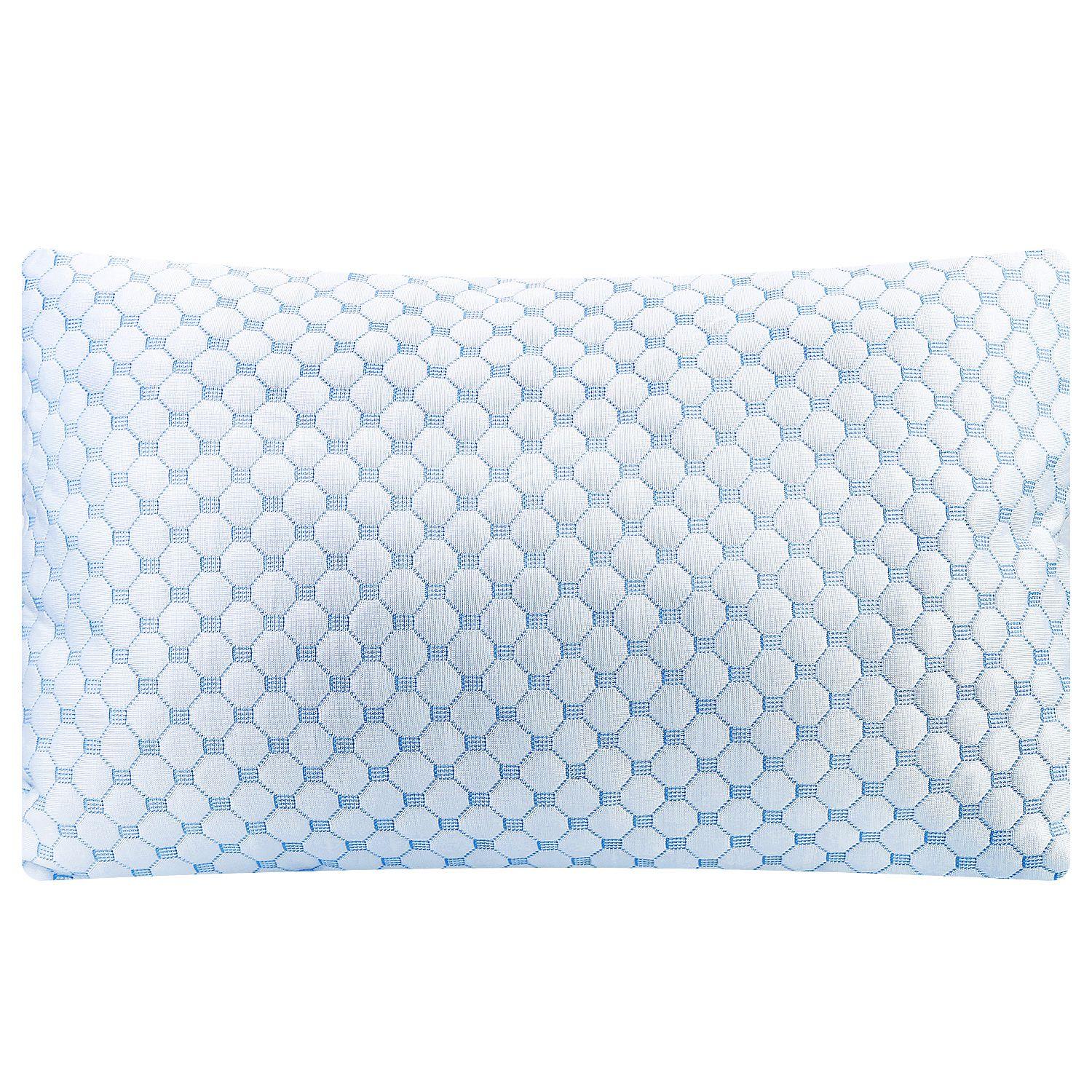 2Pcs Or 1Pc Cooling Memory Foam Pillow Ventilated Soft Bed Pillow With Cooling Gel Infused Memory Foam Machine Washable